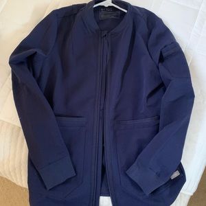 Figs Navy Bellerly-scrub jacket